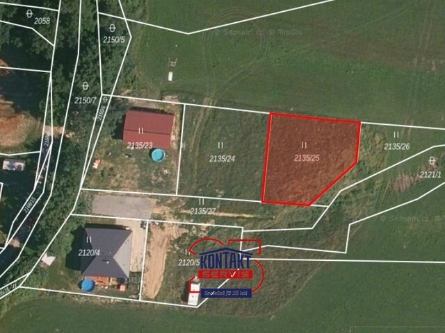 Prodej pozemku pro bydlení, 616 m2 - Dolní Stropnice - Římov