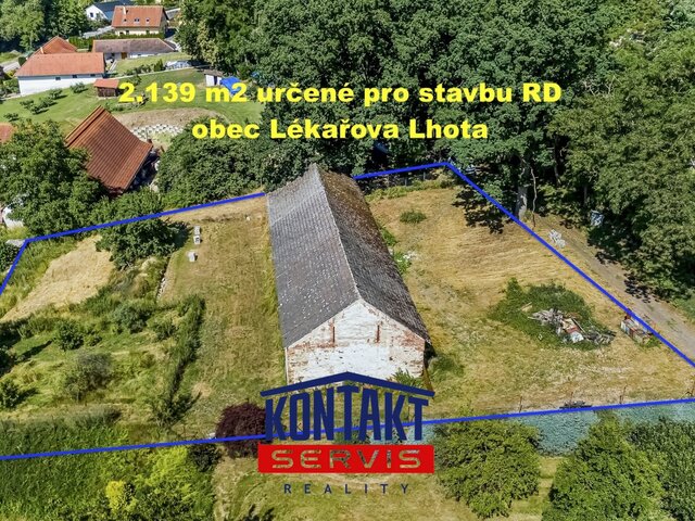 Prodej pozemky pro bydlení, 2 139 m2 - Sedlec - Lékařova Lhota
