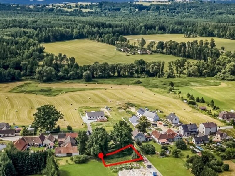 Stavební pozemek pro bydlení, 703 m2 - Nová Ves u Českých Budějovic